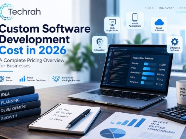 Custom software development cost in 2026